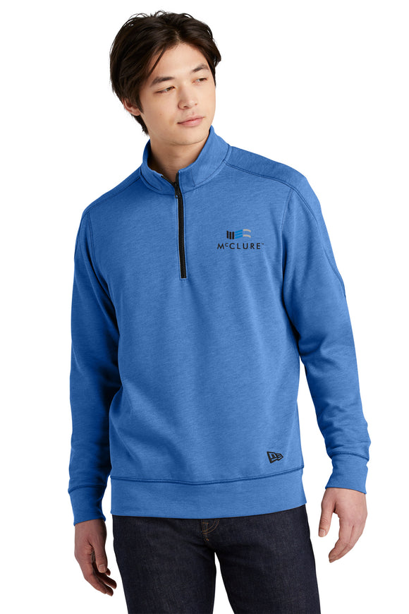 Pull-Over: New Era Tri-Blend Fleece 1/4-Zip