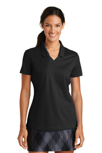 CLEARANCE: Nike Ladies Dri-FIT Micro Pique Polo (Size: L - Black)