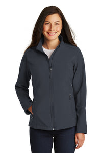 CLEARANCE: Port Authority Ladies Core Soft Shell Jacket (Size: XL - Battleship Grey)