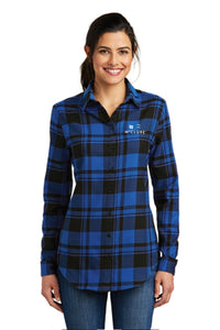 Port Authority Women's Plaid Flannel Tunic