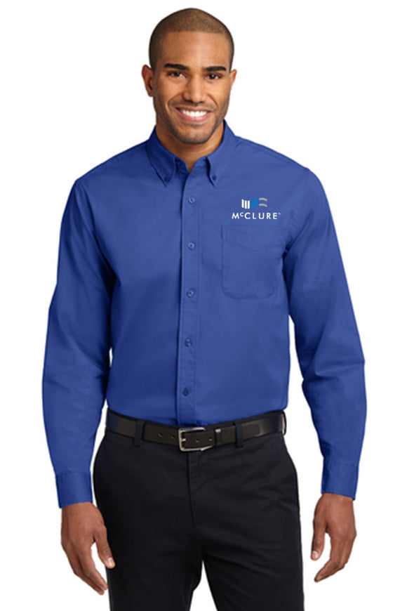 Long Sleeve Shirt: PA Men's Oxford - Tall