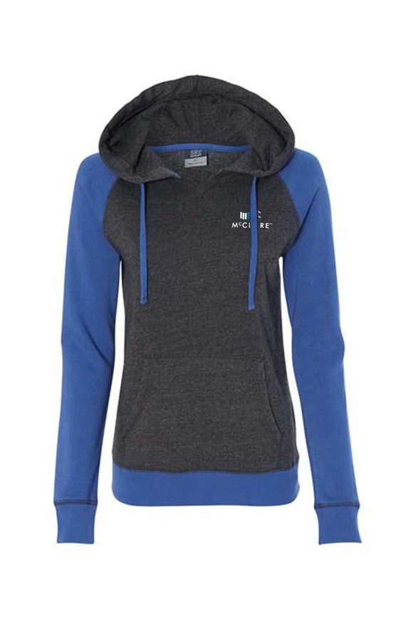 MV Sport Women’s Harper Raglan Hooded Sweatshirt